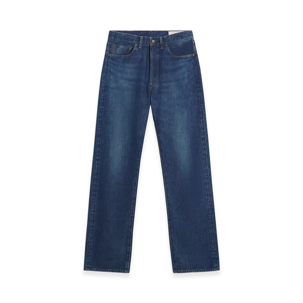 Maison Kitsune x KURO Selvedge Voyage Denim Pants "Faded Indigo"