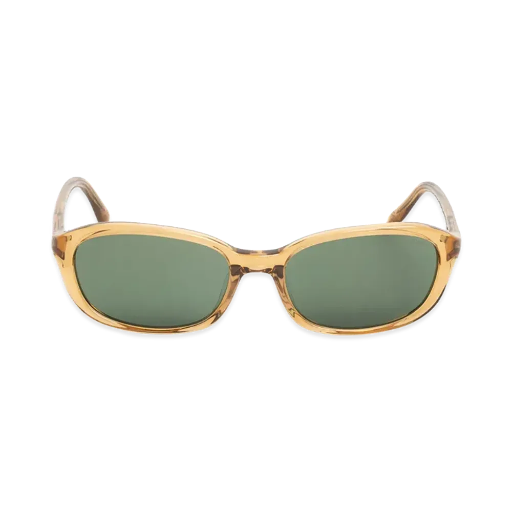 Stussy Eli Sunglasses "Honey/Dark Green Lens"