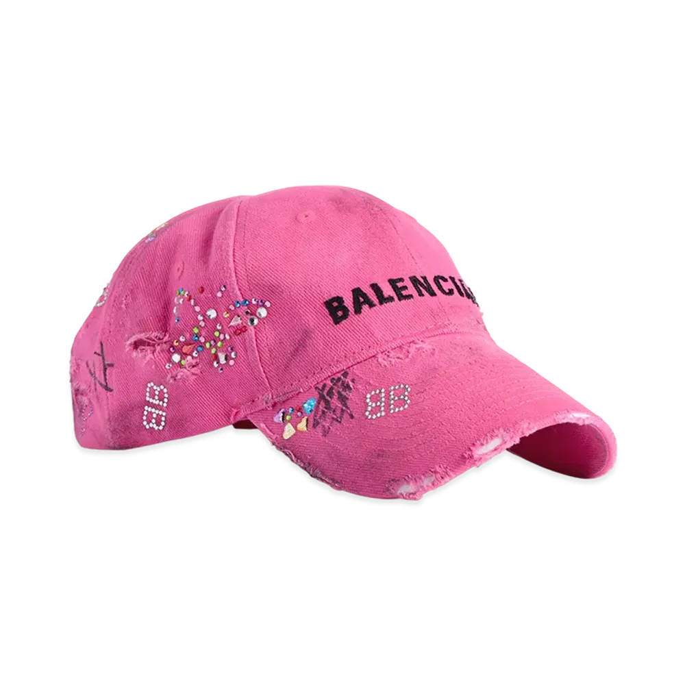 BALENCIAGA Upcycled Cap "Pink"