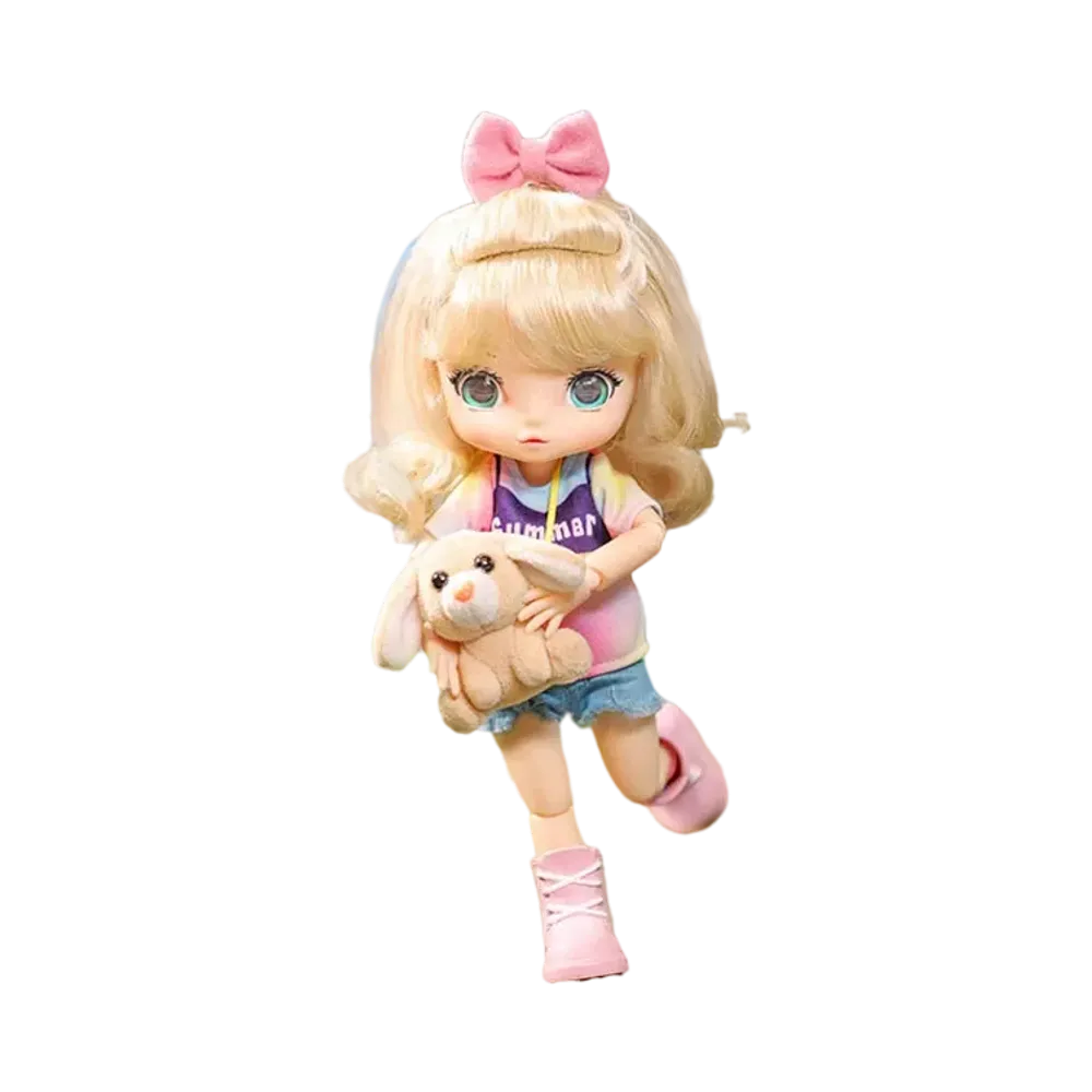 POP MART "BJD" Viya Doll Travel Summer Travel Coordination