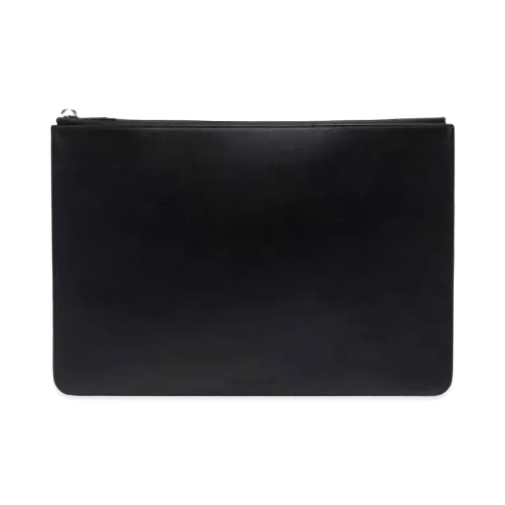 Maison Margiela Two Tone Leather Four Stitches Pouch "Black"