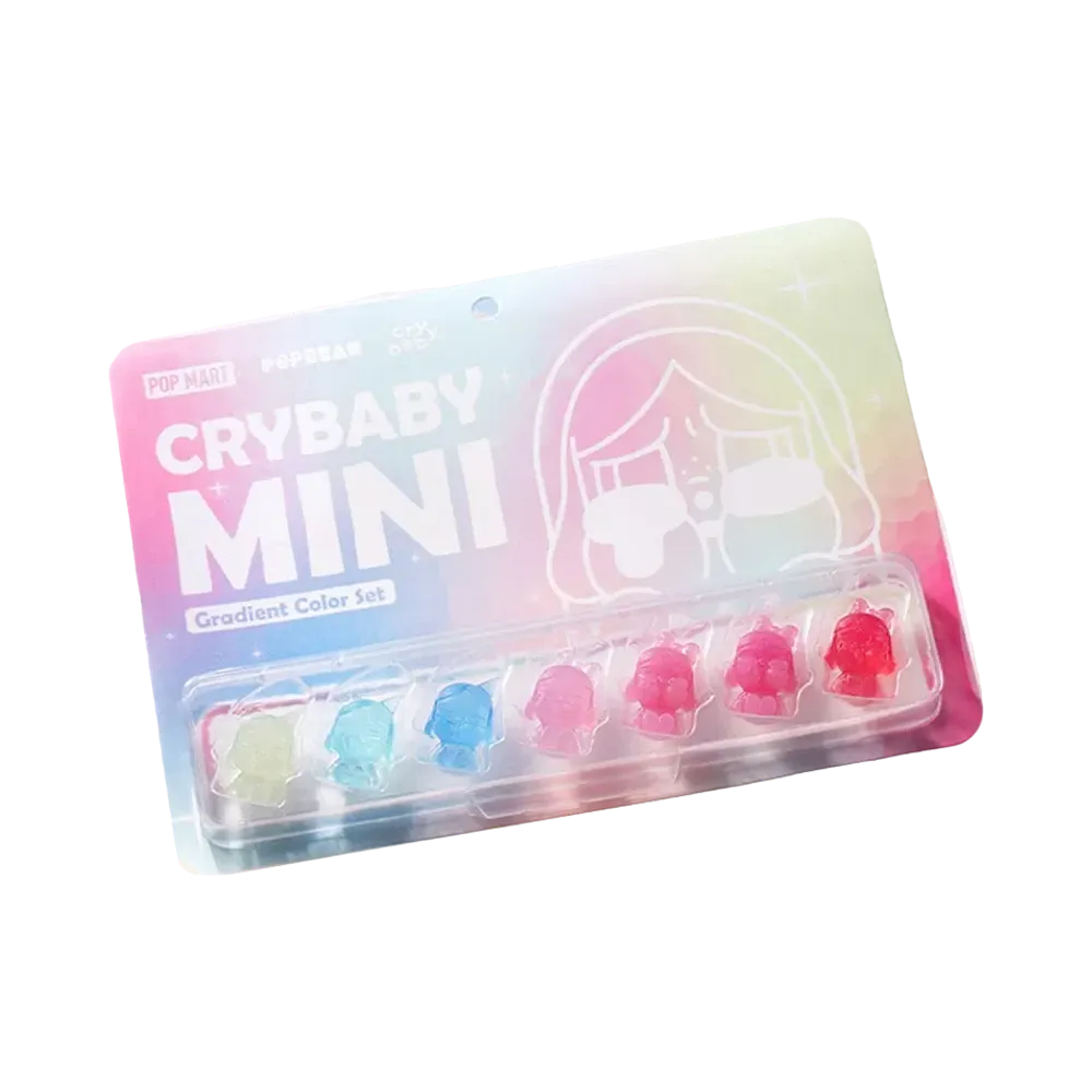 POP MART POP BEAN CRYBABY Mini Figure Gradient Color Set
