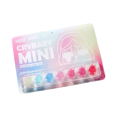 POP MART POP BEAN CRYBABY Mini Figure Gradient Color Set