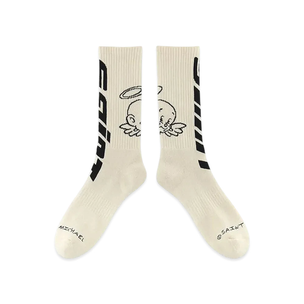 Saint Mxxxxxx Socks Angel "Ecru"