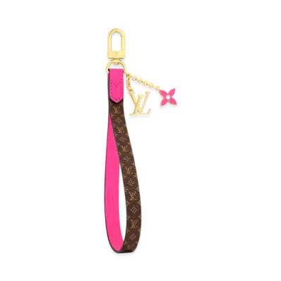 Louis Vuitton Maxi Dragonne Key Holder "Rose"