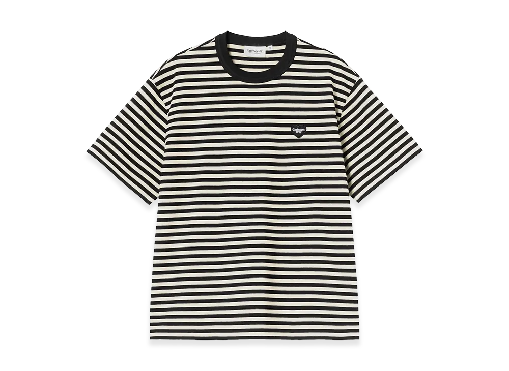 Carhartt WIP Women's S/S Essy T-Shirt "Essy Stripe Black/Wax"