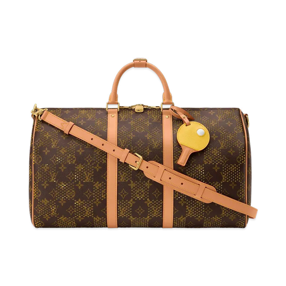 Louis Vuitton Keepall Bandouliere 50 Monogram Perforation "Brown"