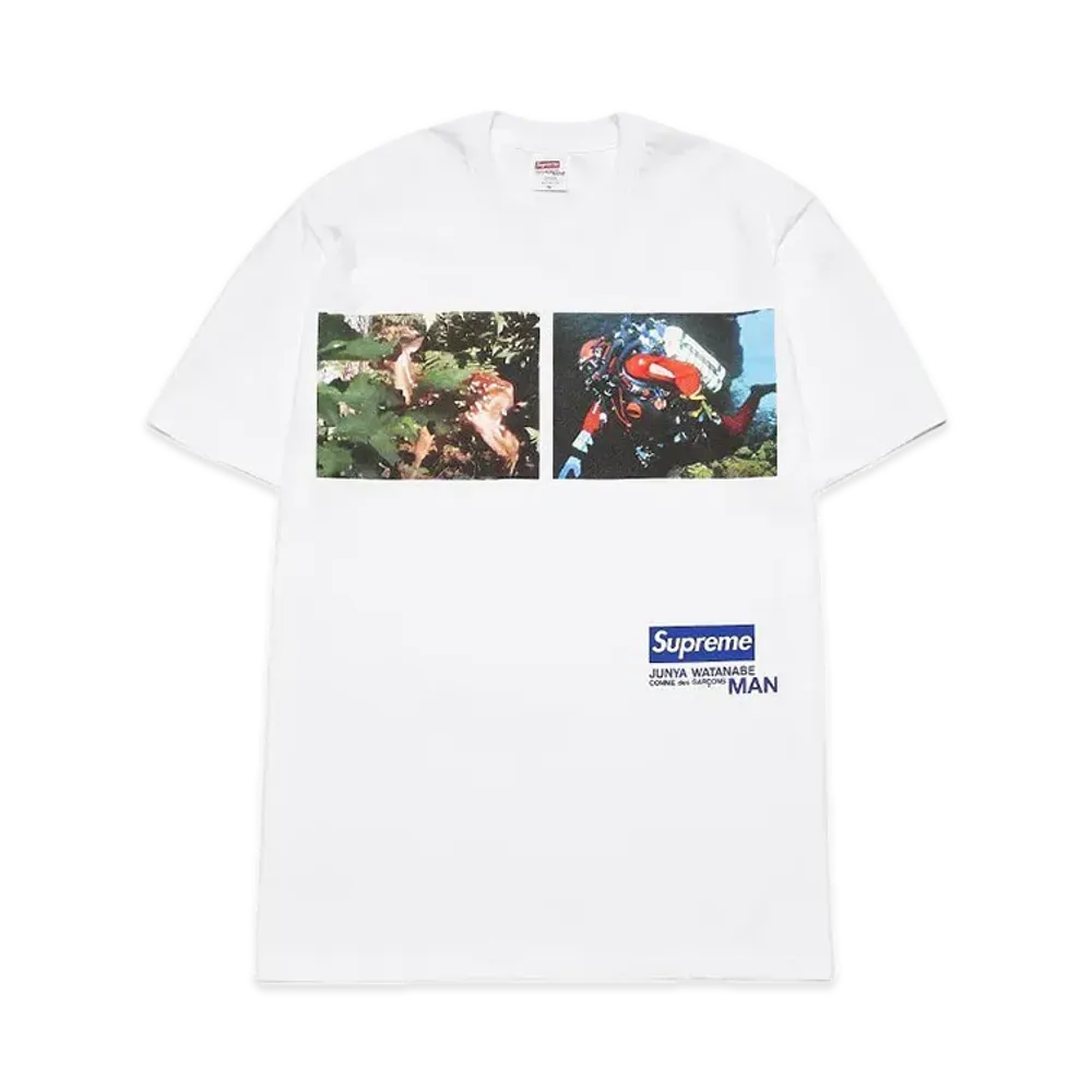 Supreme x JUNYA WATANABE COMME des GARCONS MAN Nature Tee "White"