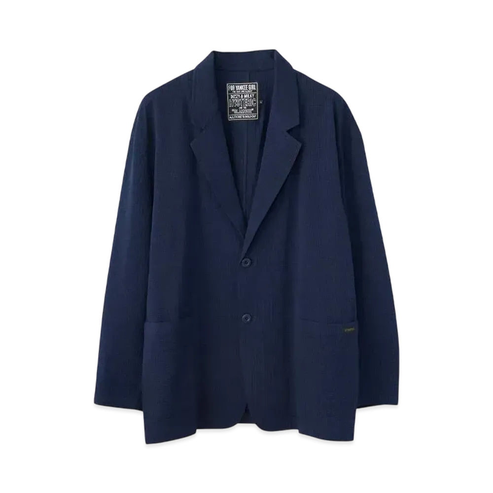 HYSTERIC GLAMOUR Easy Tailored Jacket "Navy"