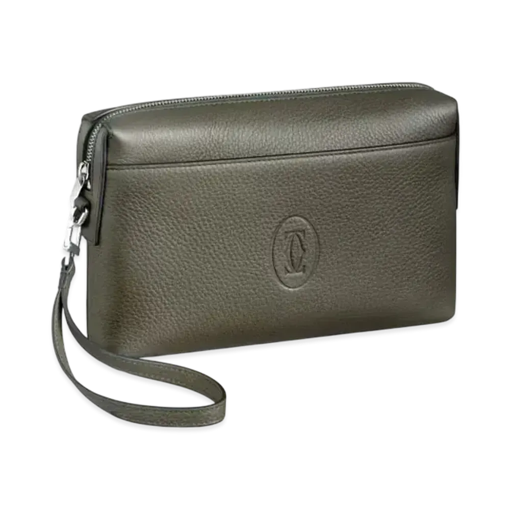 Cartier Square Pouch Must de Cartier "Khaki"