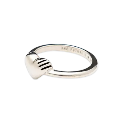 HUMAN MADE Heart Silver Ring "Silver"