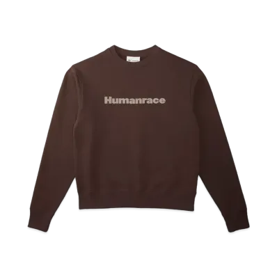 ADIDAS PHARRELL WILLIAMS BASIC CREW NECK SWEAT (GENDER NEUTRAL) "Brown"