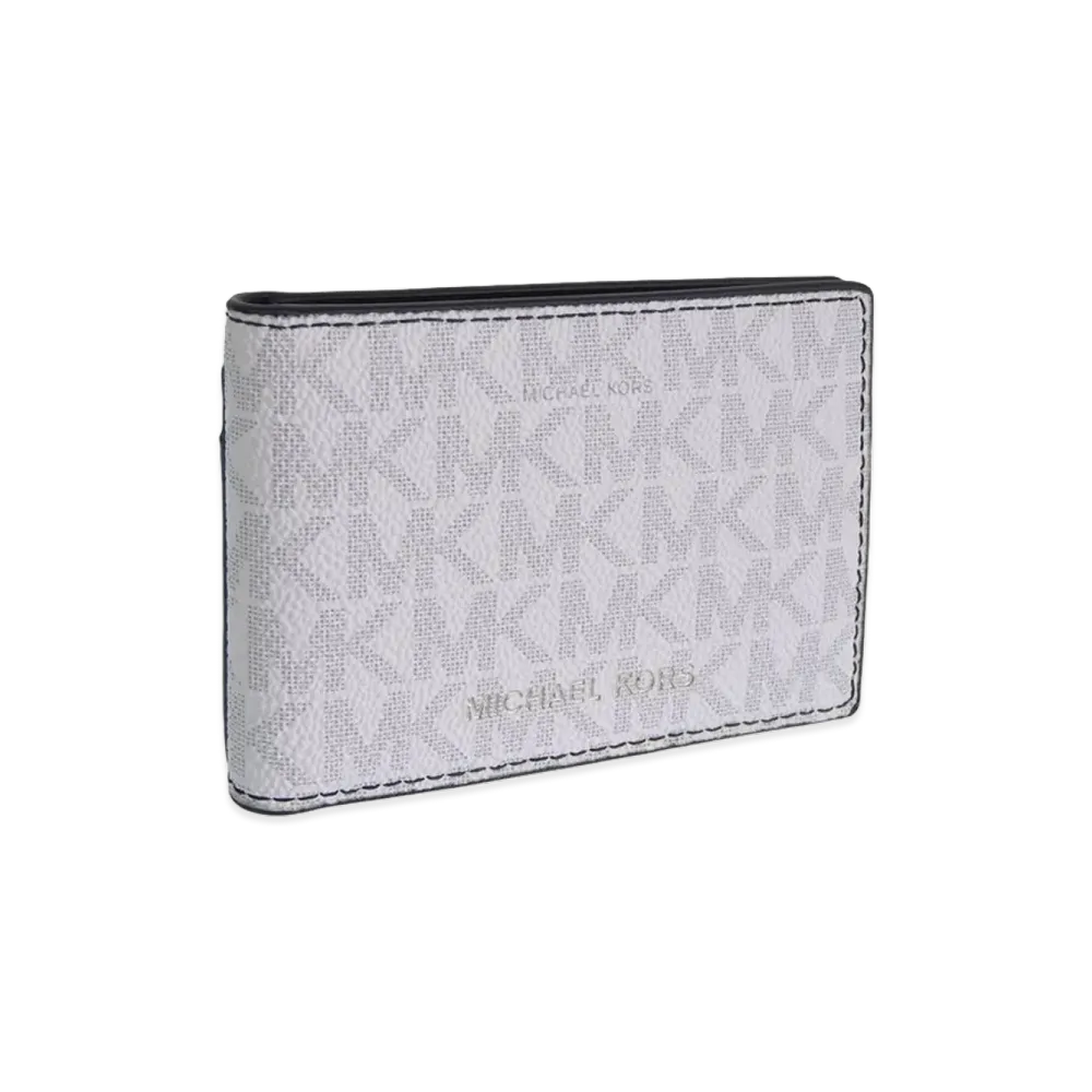 MICHAEL KORS Cooper Compact Id Wallet "White"
