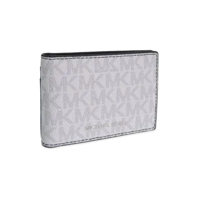 MICHAEL KORS Cooper Compact Id Wallet "White"