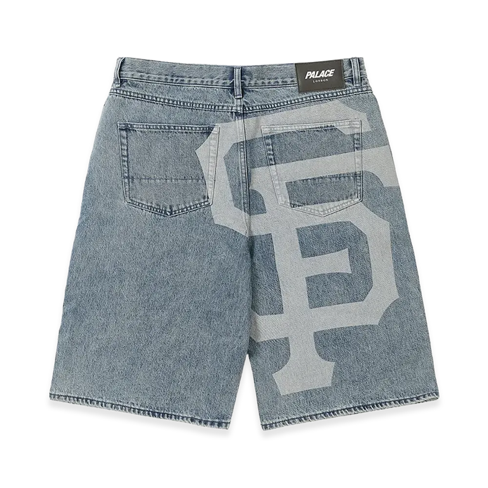 PALACE x San Francisco Giants Denim Short "Stone Wash"