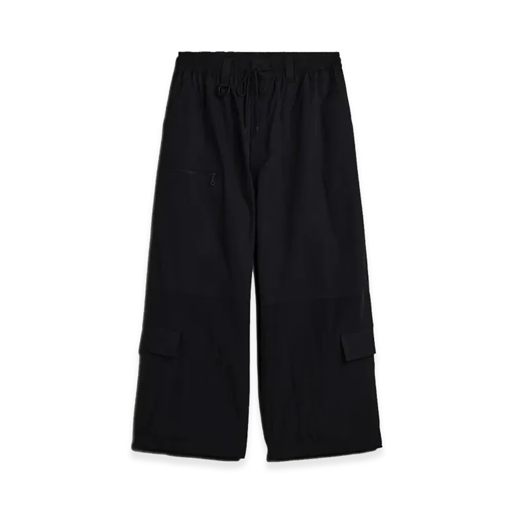 Y-3 Cropped Straight Leg Pants "Black"