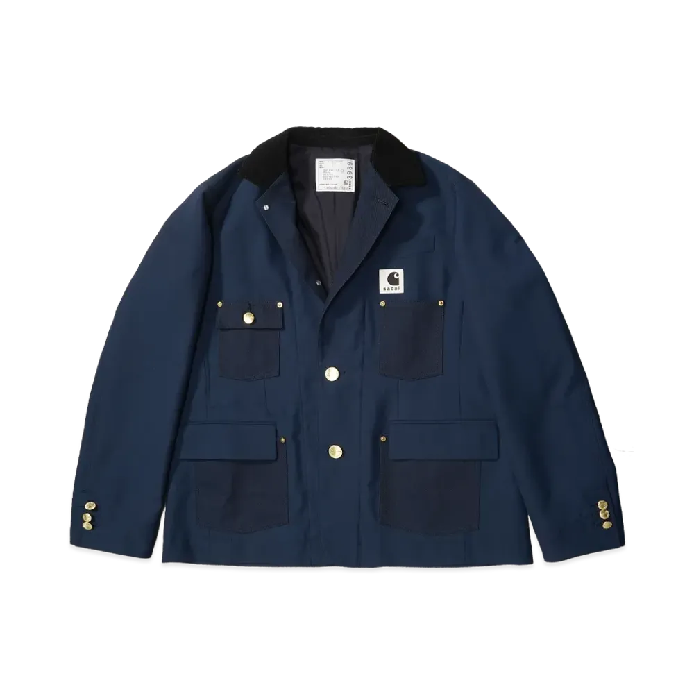 sacai x Carhartt WIP Suiting x Duck Jacket "Blue"