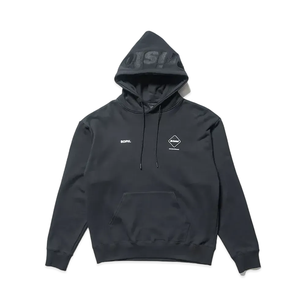 F.C.REAL BRISTOL Hood Logo Team Sweat Hoodie "Black"