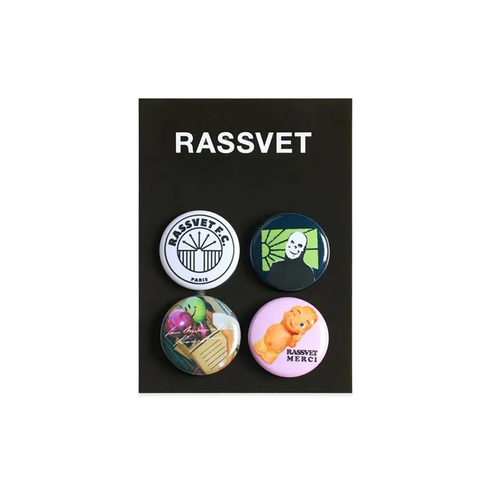 RASSVET Set of 4 Pins "Multi"