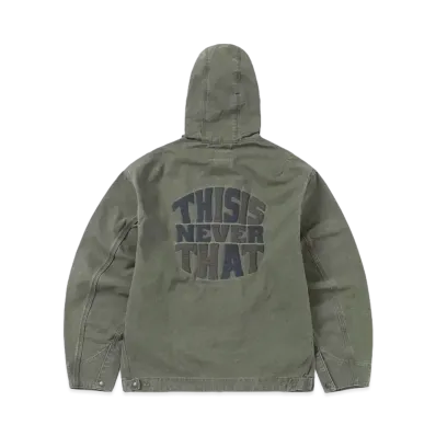 thisisneverthat Washed Carpenter Jacket "Olive Drab"