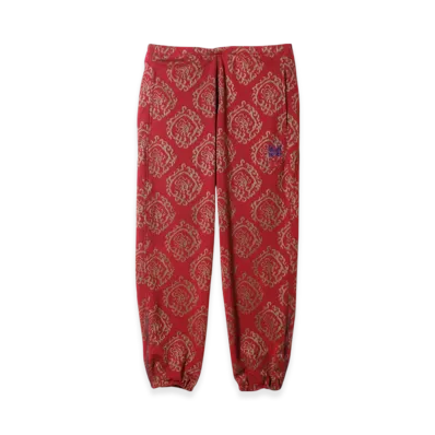 NEEDLES Zipped Sweat Pant - Curled Up Dragon "Orange"