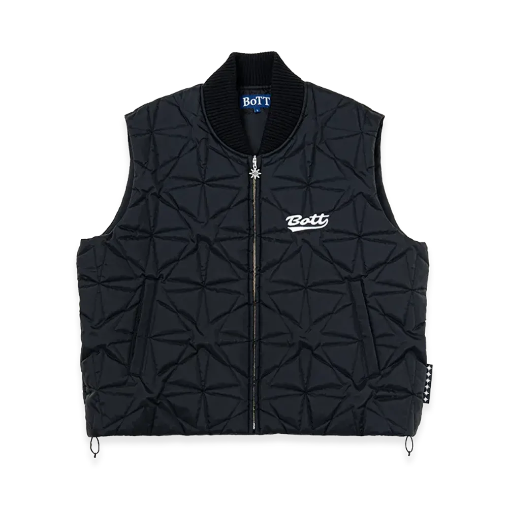 BoTT Sparkle Quilted Vest "Black"