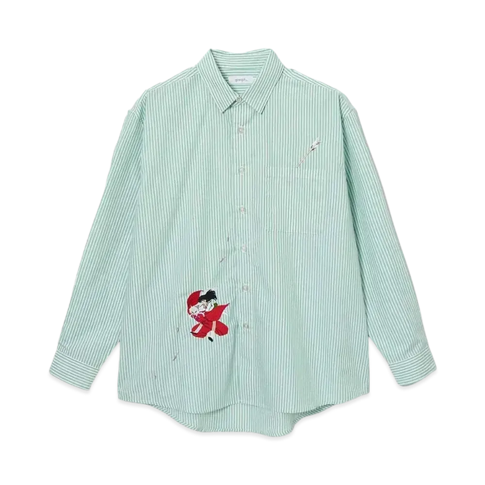 graniph x Inuyasha Shikon No Tama Loose Fit Shirt "Green"