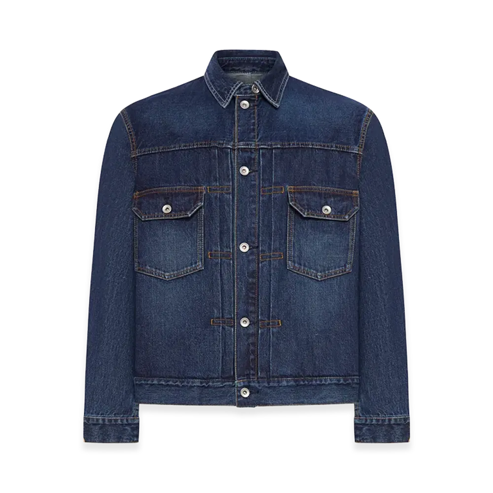 sacai Cotton Denim Jacket "Blue"