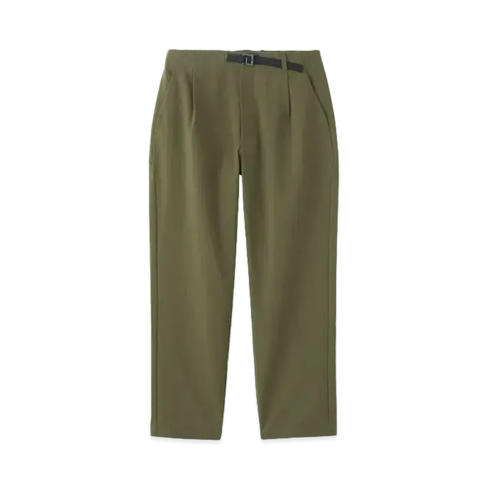 Goldwin One Tuck Tapered Stretch Pants (Unisex) "Olive Green"