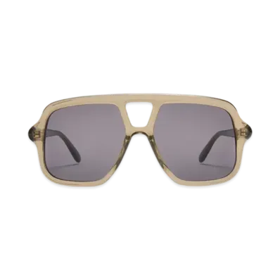 LOEWE Aviator Slim Sunglasses "Khaki Green"