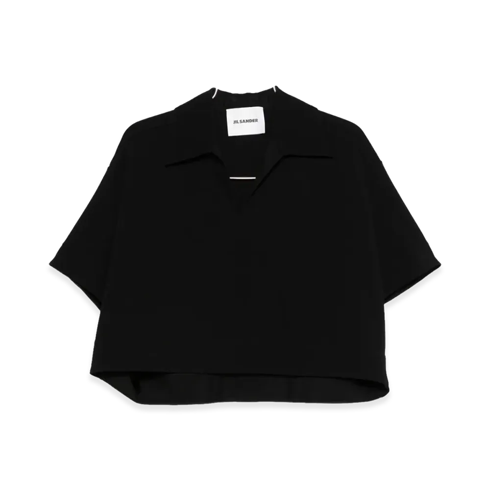 Jil Sander Women's Polo Shirt "Black"