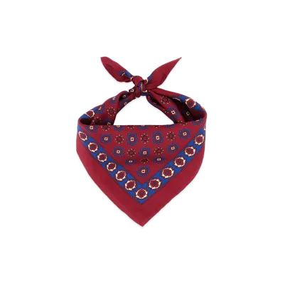 Valentino Foulard (45x45cm) Foula "Bordeauxbluettebeige"