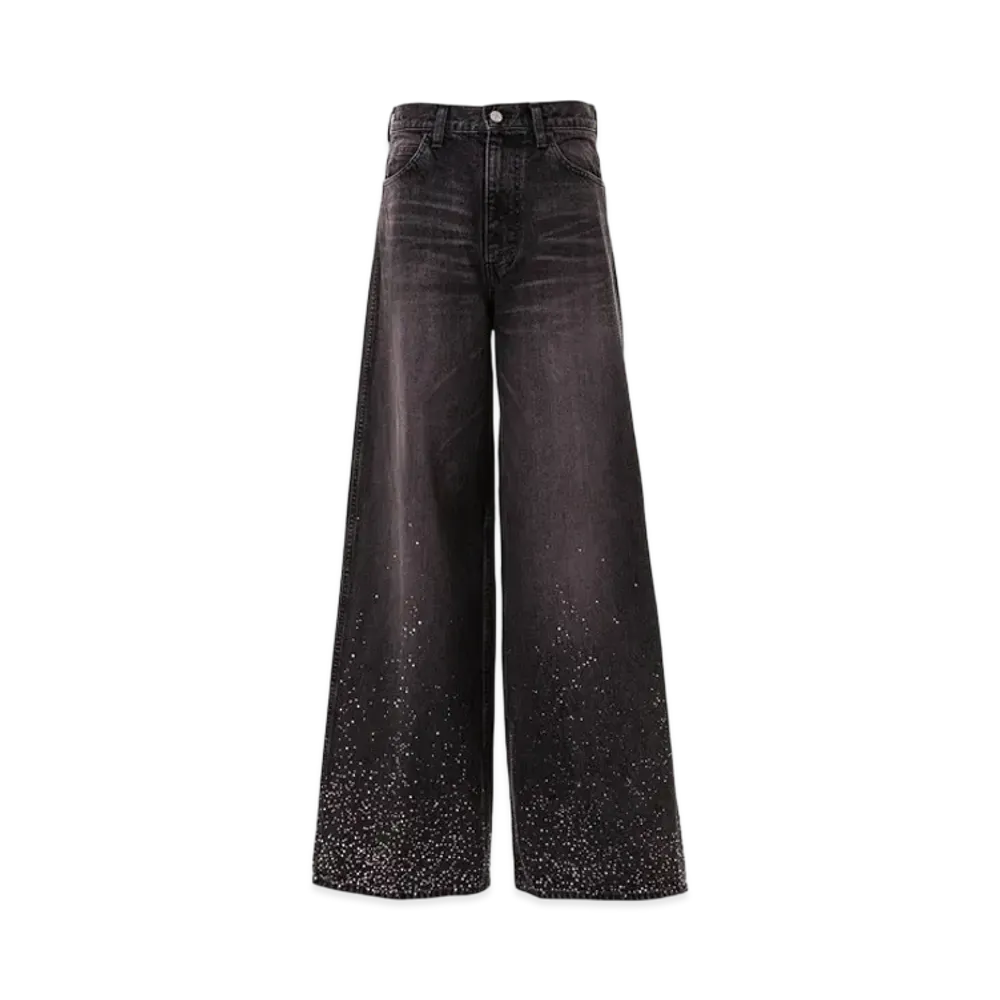MASUBOYS Stardust Baggy Jeans "Black Pink" MBFW-PTB224C