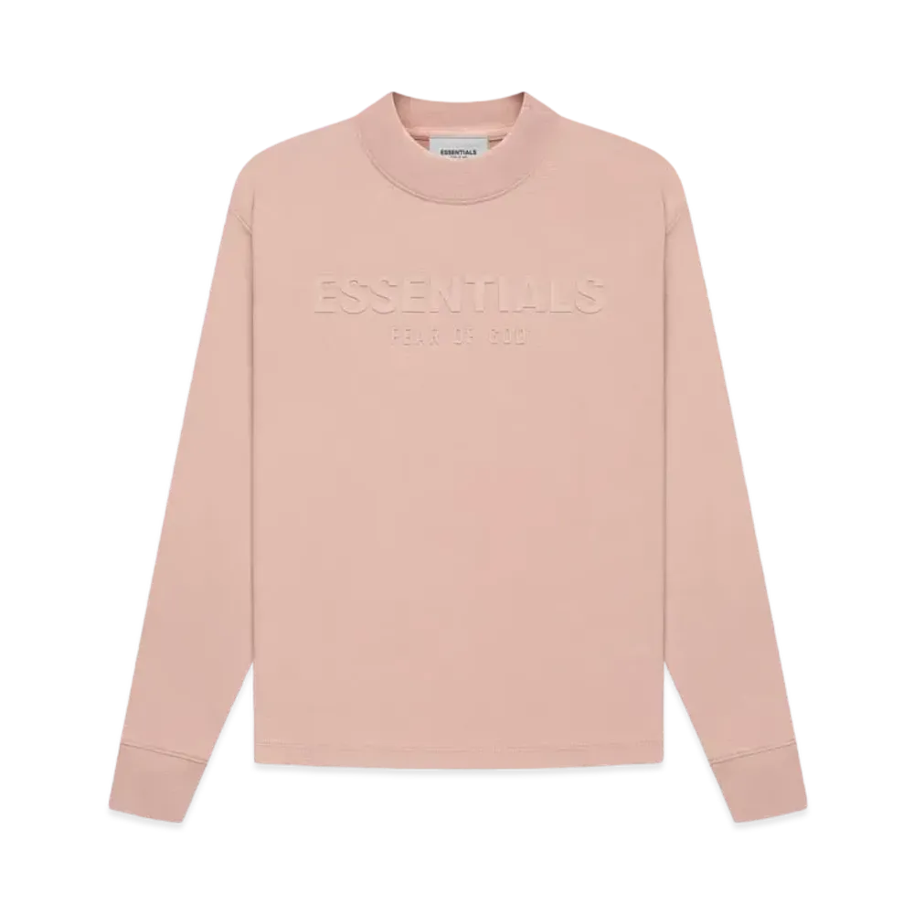 FEAR OF GOD ESSENTIALS KIDS L/S TEE "Matte Blush"