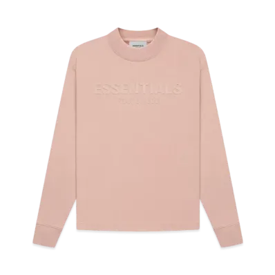 FEAR OF GOD ESSENTIALS KIDS L/S TEE "Matte Blush"
