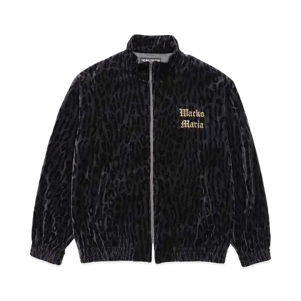 WACKO MARIA LEOPARD VELVET JACKET "Gray"