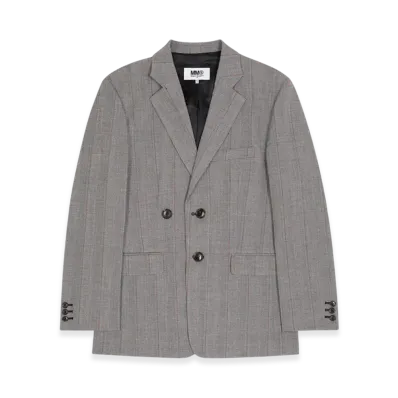 MM6 Maison Margiela Women's Single Breasted Jacket "Gray"