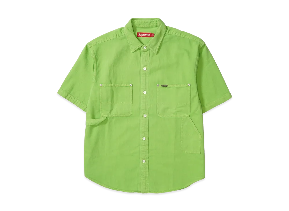 Supreme Loose Fit S/S Denim Painter Shirt "Green"