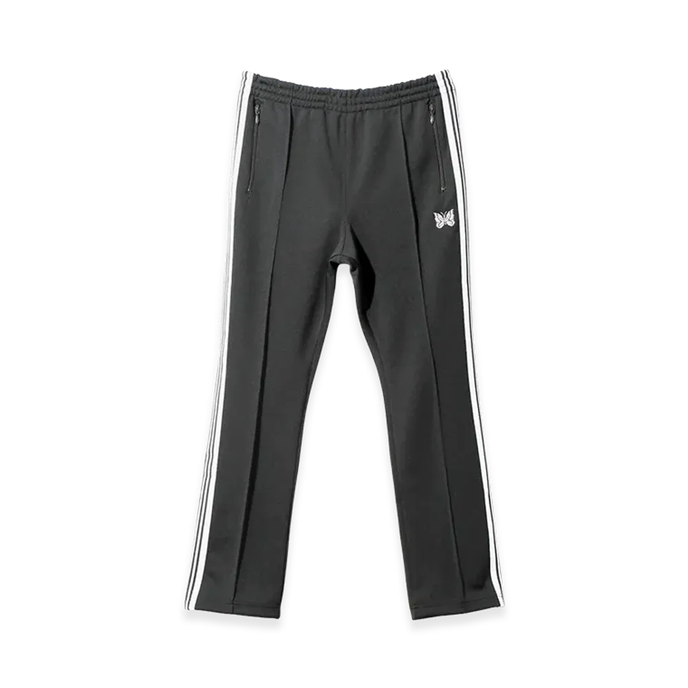 NEEDLES Narrow Track Pant Poly Smooth "Charcoal"