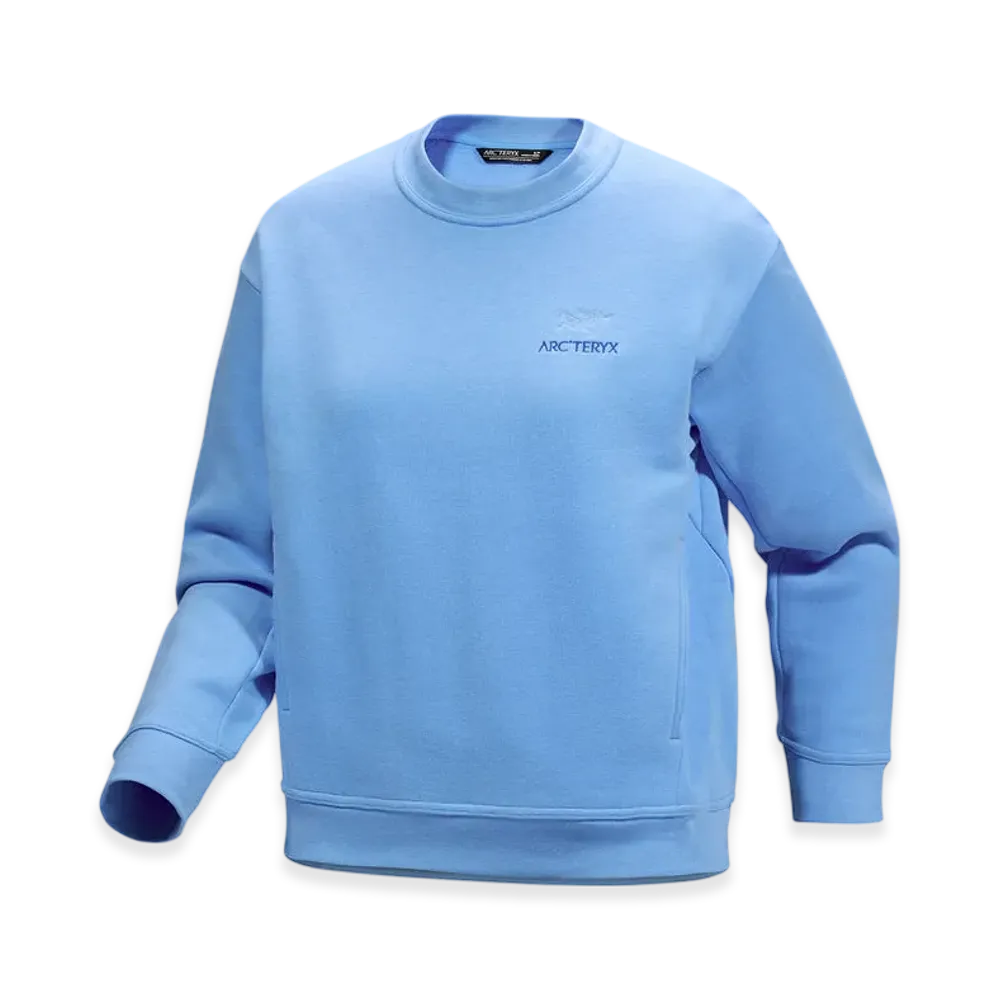 ARC'TERYX Women's Emblem Fleece Crew "Glacial" X000009312