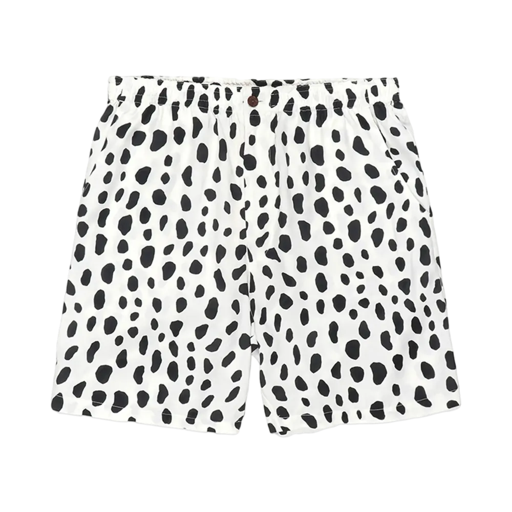 WACKO MARIA Leopard Hawaiian Shorts "White"
