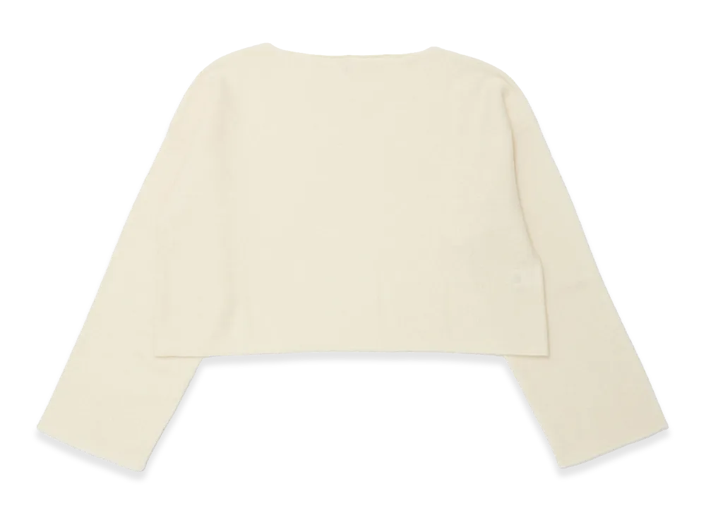 T.T Taiga Takahashi Women's Cashmere Bateau Neck Pullover "Raw White"