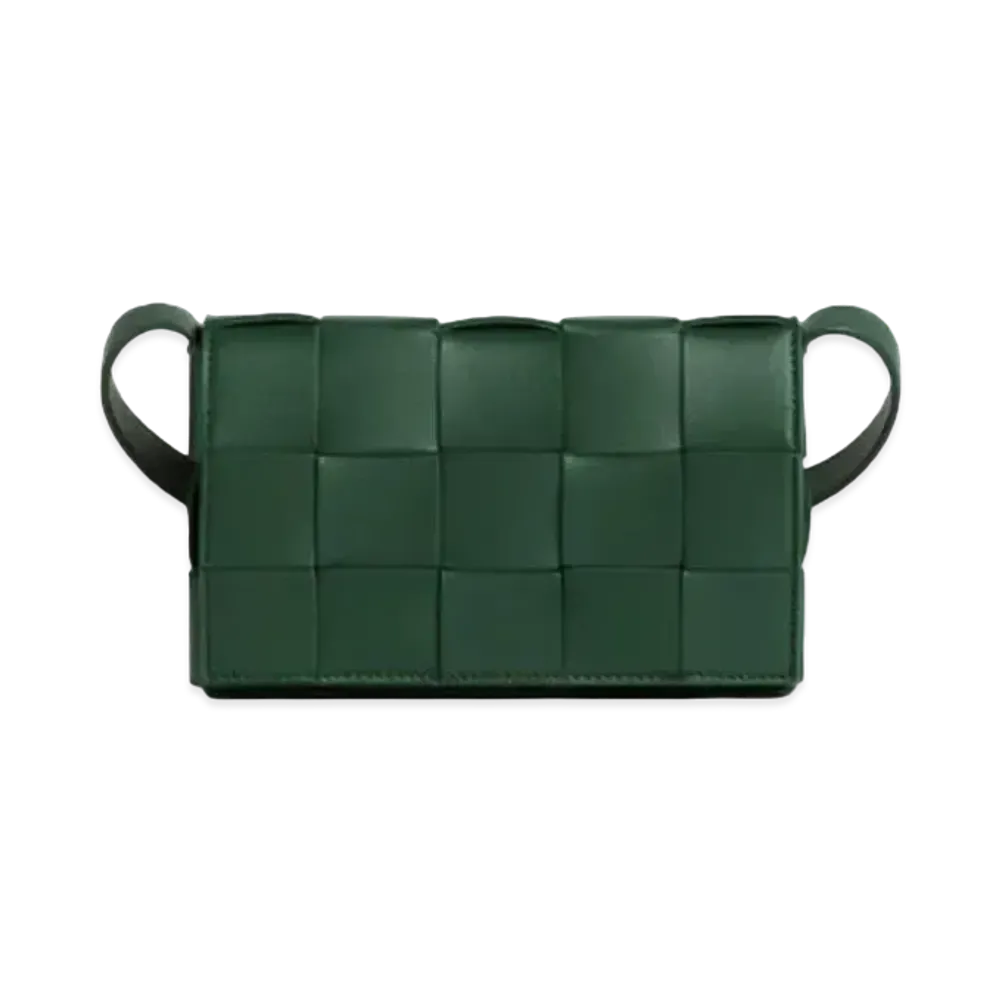 Bottega Veneta Small Cassette Crossbody Bag "Raintree"