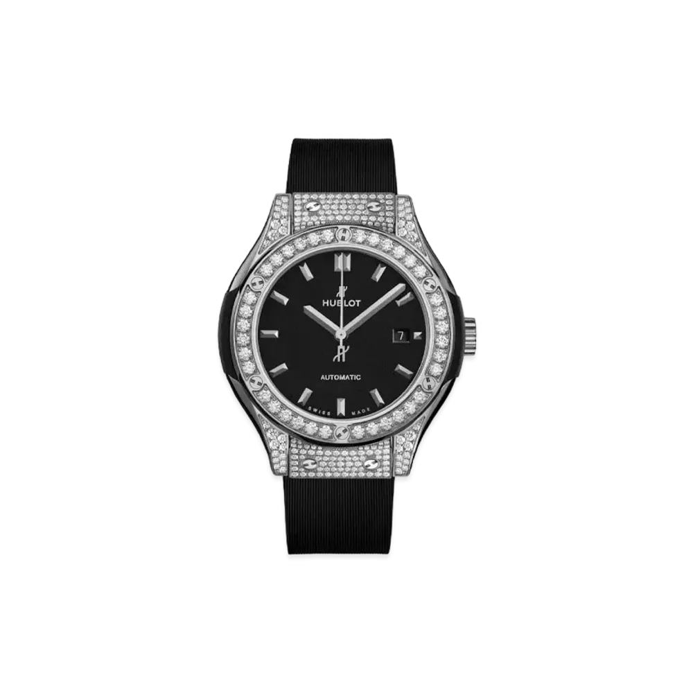 HUBLOT Classic Fusion Titanium Pave 33mm