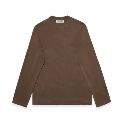 OUR LEGACY Box L/S T-Shirt "Overdyed Earth Festival Print"