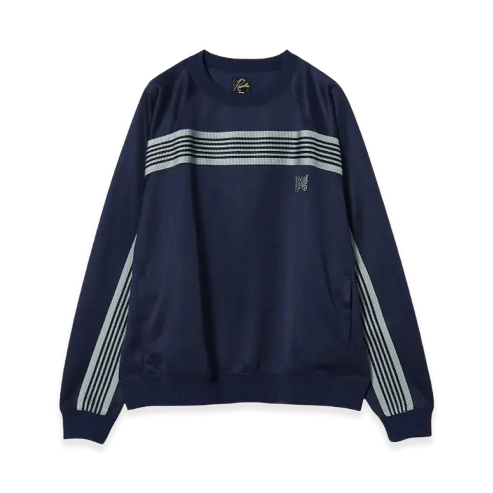 NEEDLES x Beams Track Crew Neck Shirt "Navy"