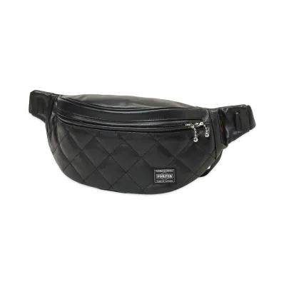 PORTER x Lewis Leathers Waist Bag "Black"