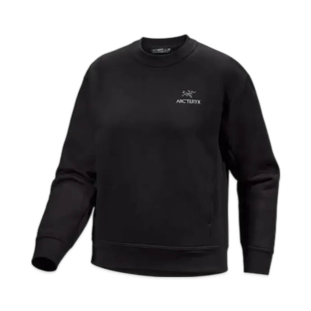 ARC'TERYX Women's Emblem Fleece Crew Neck Pullover "Black"