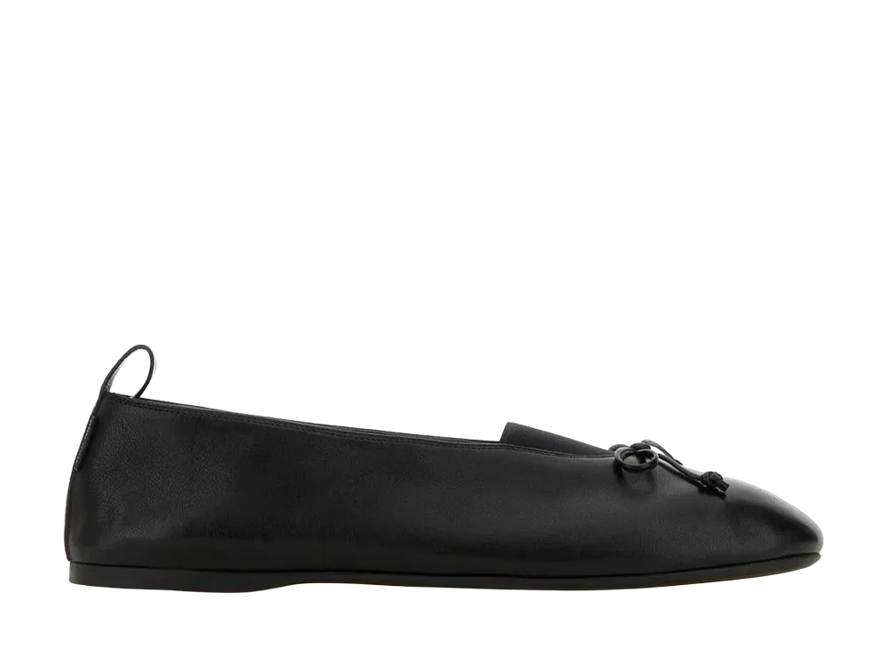 MIU MIU Women's Nappa Ballerinas "Black"