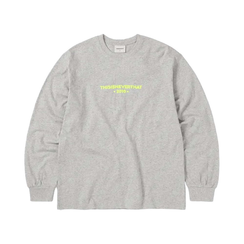 thisisneverthat R-Logo L/S Tee "Heather Grey"